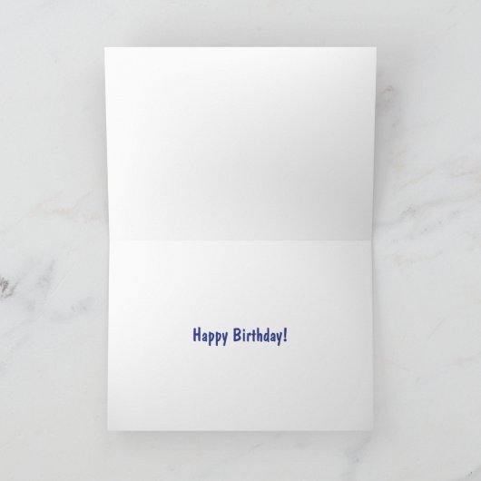 女性ユーモアのあるヘアローラレトロ誕生日 カード (内部)