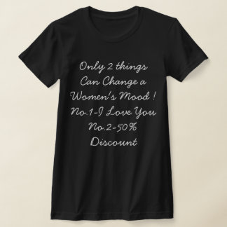 女性ユーモア引用Tシャツ Tシャツ
