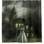 女性ランニングのマンショ幽霊のよく出るンシャワーカーテン シャワーカーテン (正面)