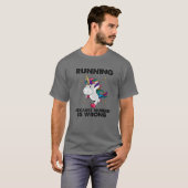 女性ランニングの殺人は95国連の間違いおもしろいだ Tシャツ (正面フル)