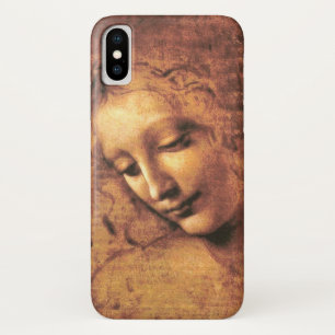 女性ラ・スカピグリアタレオナルド・ダ・ヴィンチの頭部 iPhone X ケース