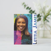 女性リーダー葉書 ポストカード (スタンド正面)