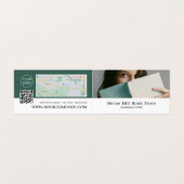 女性リーダー、ブックストア詳細ロイヤリティ 名刺 (外部フラット)