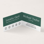 女性リーダー、ブックストア詳細ロイヤリティ 名刺 (内部)