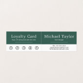 女性リーダー、ブックストア詳細ロイヤリティ 名刺 (内部フラット)