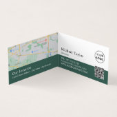 女性リーダー，ライブラリ，図書館詳細 名刺 (内部)