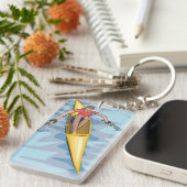 女性ローワー キーホルダー (正面右)