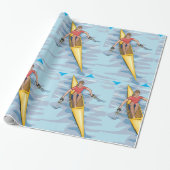 女性ローワー ラッピングペーパー (アンロールド)