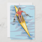 女性ローワー 招待状 (正面)