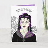 女性ヴァンパイア、ロマンチックなハロウィーン不可抗力 カード (正面)