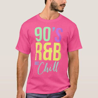 女性ヴィンテージレトロI Love 90'S Rb Chill Rbお尻 Tシャツ