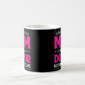 女性ヴィンテージ私は母親と医者おもしろい コーヒーマグカップ (中央)