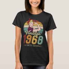 女性ヴィンテージ1968年限定版 Tシャツ