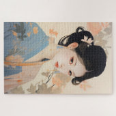 女性中国のギフトコレクション ジグソーパズル (横)