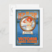 女性乗馬フェリー – ビクトリア，カナダ ポストカード (正面/裏面)