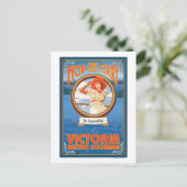 女性乗馬フェリー – ビクトリア，カナダ ポストカード (スタンド正面)