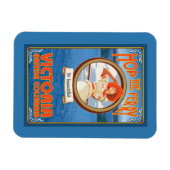 女性乗馬フェリー – ビクトリア，カナダ マグネット (横)