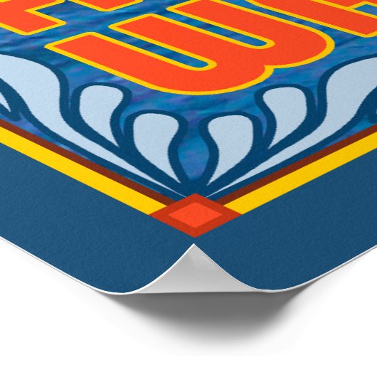 女性乗馬フェリー – ワシントン州フライデーハーバー ポスター (角)