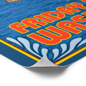 女性乗馬フェリー – ワシントン州フライデーハーバー ポスター (角)