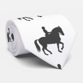 女性乗馬 – 背景色を選択 ネクタイ (ロール)