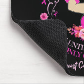 女性乳がん認識度リボンTシャツ177 マウスパッド (コーナー)