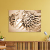 女性乳房解剖学の概念像5 キャンバスプリント (インサイチュ (リビング))