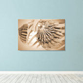 女性乳房解剖学の概念像5 キャンバスプリント (インサイチュ (ウッドフロア))