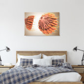 女性乳房解剖学の概念像8 キャンバスプリント (インサイチュ (寝室))