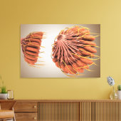 女性乳房解剖学の概念像8 キャンバスプリント (インサイチュ (リビング))