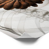 女性乳腺のクローズアップ ポスター (角)