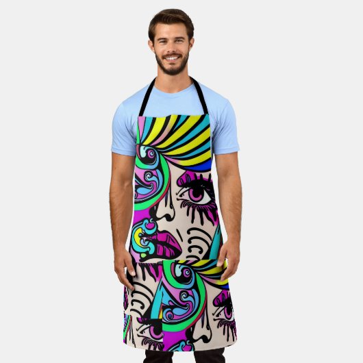 女性乾癬 エプロン (着用した状態)