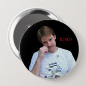 女性人 缶バッジ (正面&裏面)