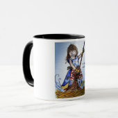 「女性仕事は決してされた」のマグではないです マグカップ (正面左)