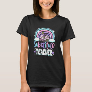 女性代理教師の授業 バック・トゥ・スクール Tシャツ