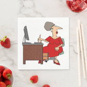 女性会社員 スタンダードランチョンナプキン (インサイチュ)