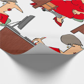 女性会社員 ラッピングペーパー