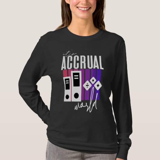 女性会計士会計クール会計士128 Tシャツ (正面)