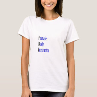 女性体インストラクター Tシャツ