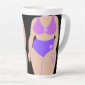 女性体マグ カフェラテマグ (右アングル)