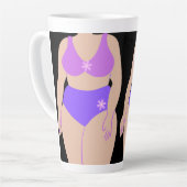 女性体マグ カフェラテマグ (左アングル)