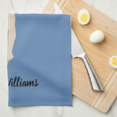 女性体操選手 キッチンタオル (四つ折り)