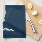 女性体操選手 キッチンタオル (四つ折り)