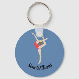 女性体操選手 キーホルダー