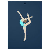 女性体操選手 クリップボード (裏面)