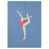 女性体操選手 クリップボード (裏面)