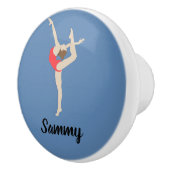 女性体操選手 セラミックノブ (右)