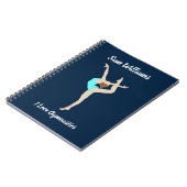 女性体操選手 ノートブック (左側)