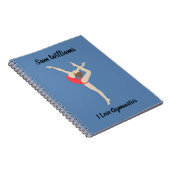 女性体操選手 ノートブック (右側)