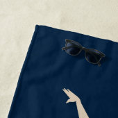 女性体操選手 ビーチタオル (インサイチュ)