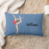 女性体操選手 ランバークッション (ブランケット)